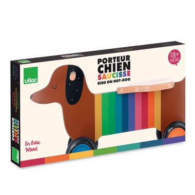 Vilac Draisienne en bois Chien coloré
