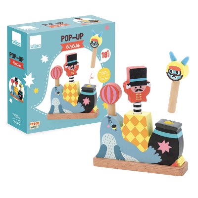 Vilac Holz Abschuss Spiel Zirkus