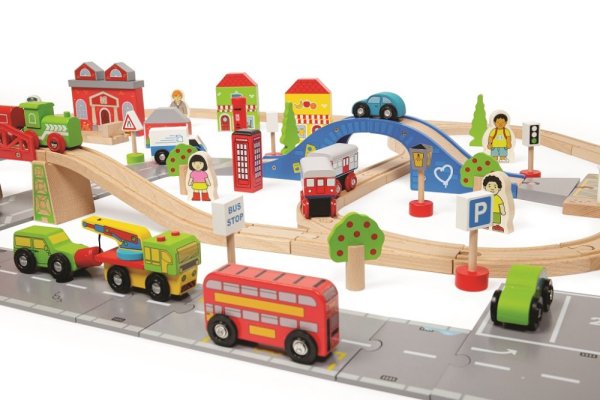 Bigjigs Rail Ferrovia e strada