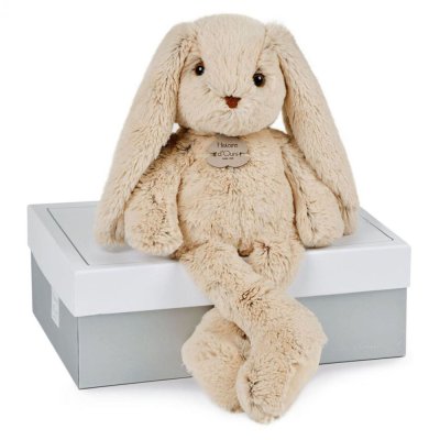 Doudou Histoire d´Ours Knuffelvriend beige konijntje 40 cm