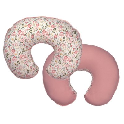 CHICCO Poduszka do karmienia Boppy z bawełny organicznej - Blush Cottage