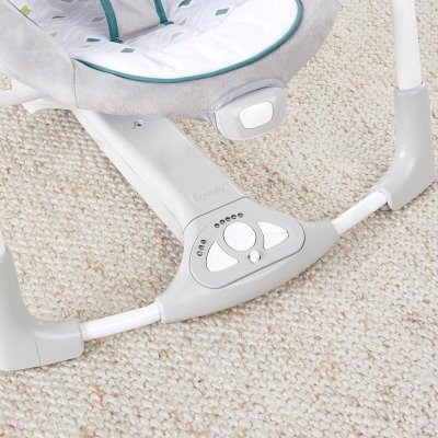 INGENUITY Swing conversível vibrando com melodia Nash 2 em 1, 0m+ até 9 kg