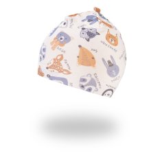 Mütze Schlupf dehnbar DRUCK Outlast ® - Latte bunte Tiere