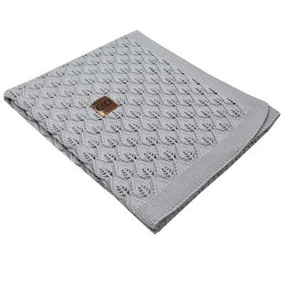 EKO Bambusdecke Light Grey 80x100cm