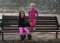 Legging gladde PRINT Outlast® - roze pioenrozen