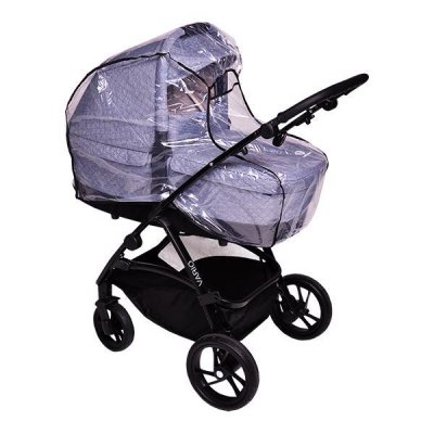 PETITE&MARS Rainy Pram pláštěnka na hluboký kočárek