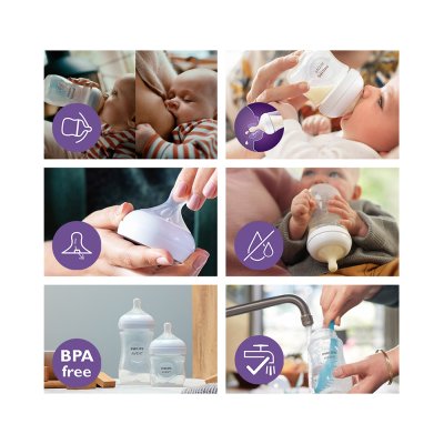 Philips AVENT Smoczek Natural Response 4 średni przepływ 3m+, 2 szt