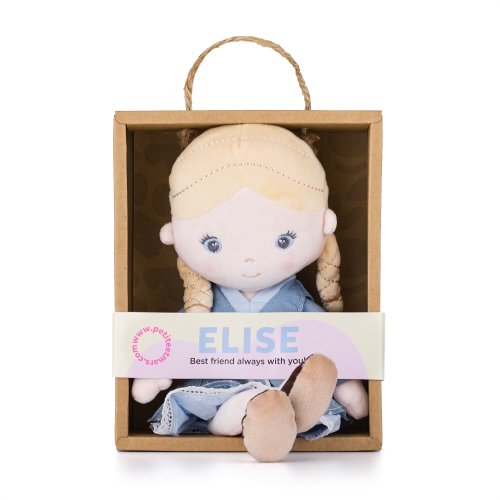 PETITE&MARS Λούτρινη κούκλα Elise 0+, 35 εκ