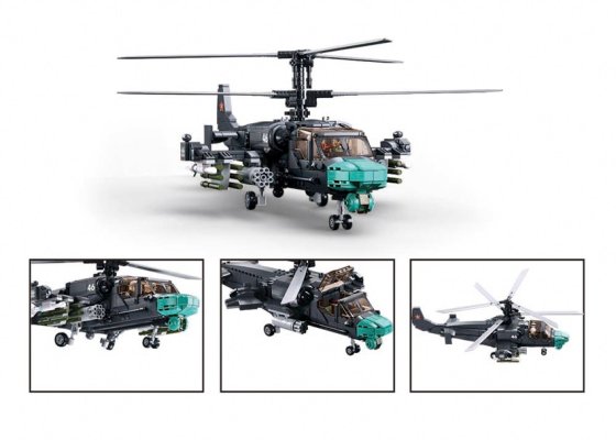 Sluban Helicóptero de Combate KA-52S M38-B1138