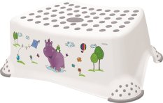 KEEEPER Escalón antideslizante Tomek Hippo blanco hasta 80 kg
