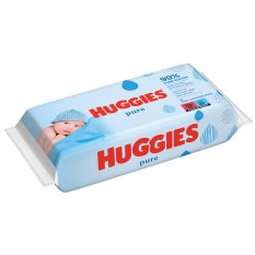 HUGGIES® Single Pure Ubrousky vlhčené 56 ks