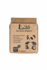 Bamboo disposable nappies XL (13 - 18 kg) 28 pcs.