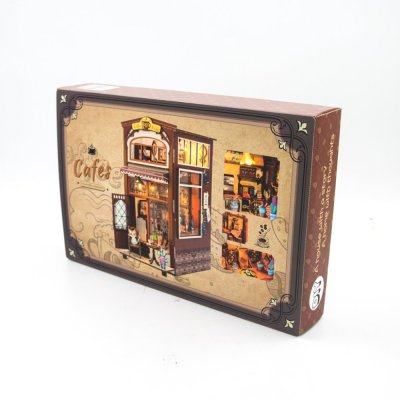 2Kids Toys 3D Puzzle Bookend Miniature House Café