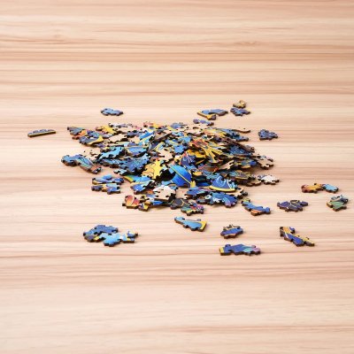 RoboTime Drewniane puzzle Motyl Morpho Helena