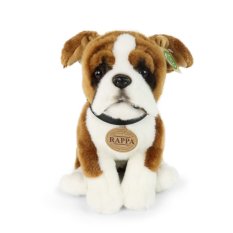 Rappa Plysch hund boxer 27 cm ECO-FRIENDLY