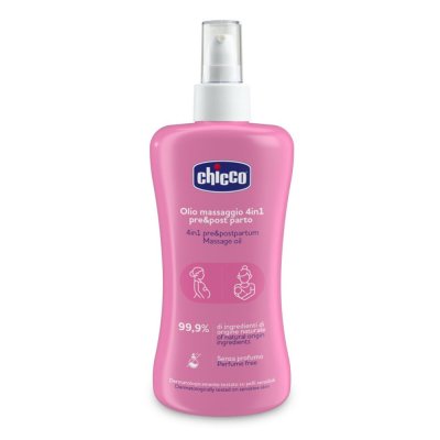 CHICCO Mama Care Olejek na elastyczność skóry i rozstępy z witaminą E, 4w1, 200ml
