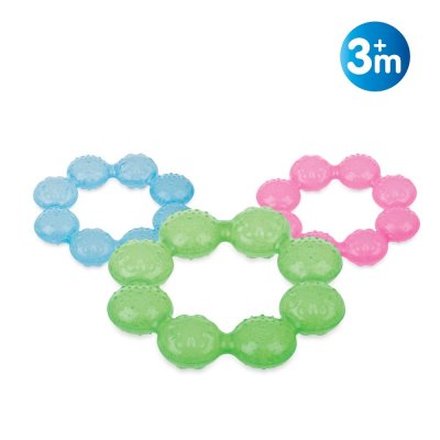 NUBY IcyBite kühlender Beißring 3m + rosa