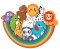 2Kids Toys Balanspussel med djur 2 i 1