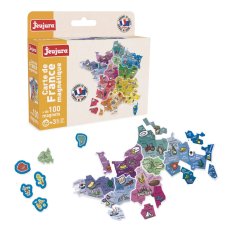 Jeujura Magnetická mapa Francúzska