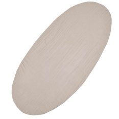 Sábana bajera ajustable de muselina EKO Powder Rose 40x80 cm
