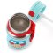 SKIP HOP Zoo Trinkflasche mit Strohhalm aus Edelstahl Eule 12m+
