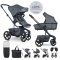 EASYWALKER Kombi-Kinderwagen Harvey⁵ Premium Mineral Grey XXL RWS