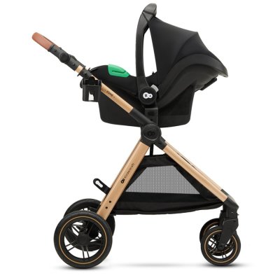 KINDERKRAFT Kombikinderwagen 3in1 Esme Pure Black