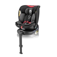 LIONELO Bilbarnstol Navy i-Size (40-150 cm) Black Red