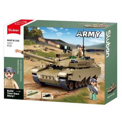 Sluban Army M38-B1256 Tenk OEF-M1XS