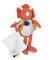 Doudou Zestaw prezentowy - dinozaur z kocykiem 25 cm