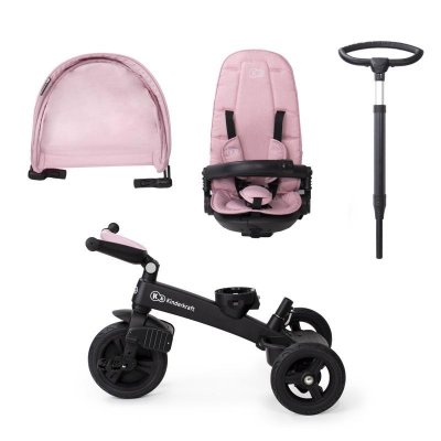 KINDERKRAFT SELECT Triciclo Easytwist Mauvelous Pink, Premium
