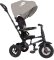 QPLAY Rowerek trójkołowy Rito air gel (Rubber) Grey, wiek 10-72 miesiące