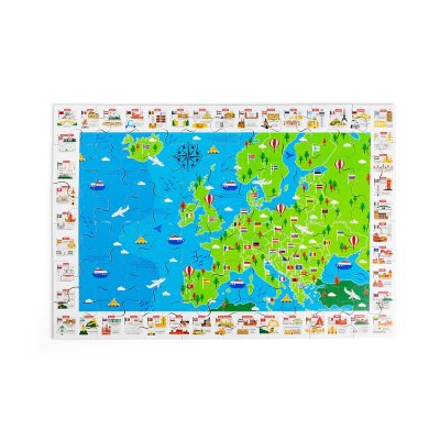 Bigjigs Toys Puzzle Europejskie zabytki