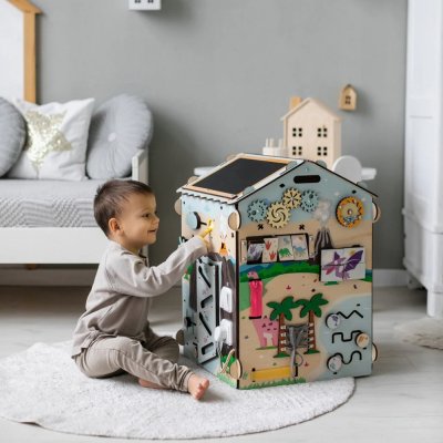 BusyKids Activity board Domček DINO