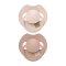 LOVI Smoczek silikonowy dynamiczny Prime 18m+ 2 szt. Nude/Blush