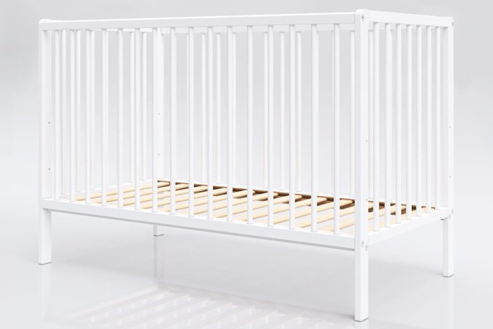 PETITE&MARS Moony White wooden bed