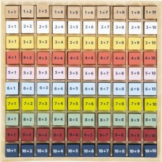 small foot Drvena edukativna ploča za učenje zbrajanja