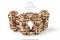Ugears 3D drvena mehanička slagalica Kocka Flexi
