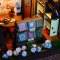 2Kids Toys Puzzle 3D Podpórka do książek Miniatura domku Księgarnia duszy