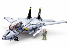Sluban Model Bricks M38-B0755 Chasseur F-14 Tomcat