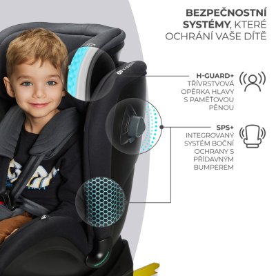 KINDERKRAFT SELECT Scaun auto Xrider i-Size 40-125 cm Negru