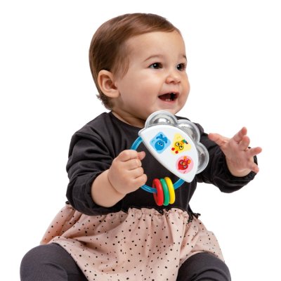 BABY EINSTEIN Tamburína s chrastítkem 3m+