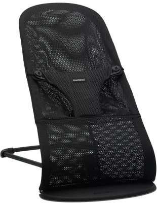 BABYBJÖRN Liege Bliss Schwarzes Netz, schwarze Konstruktion