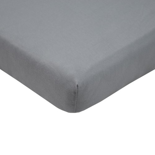 EKO Drap avec jersey de caoutchouc gris 120x60 cm