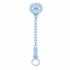 CHICCO Schnullerclip Alles was man anklemmen kann – blau
