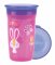 Caneca NUBY não fluida 360° 300ml, 6 m+ rosa/roxo