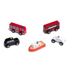 Bigjigs Rail Mestni avtomobili