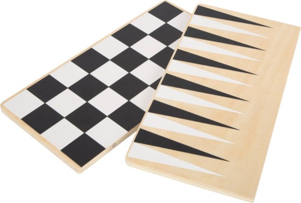 small foot Šah, dama i backgammon Gold Edition