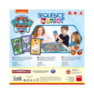 Dino Családi társasjáték Sequence Junior Mancs Őrjárat