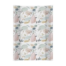 CEBA BABY Wickelauflage 2-seitig mit fester Platte (50x70) Ultra Light Drops and Dots